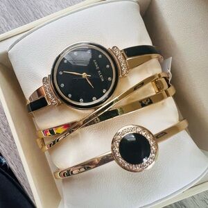 Anne Klein Women watch with Bracelets (3 pieces total)